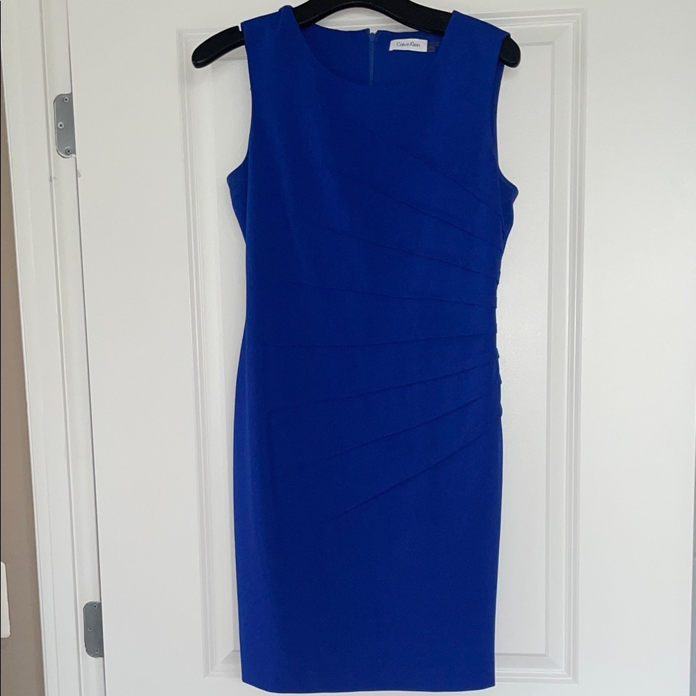 Calvin Klein Royal Blue Mini Dress